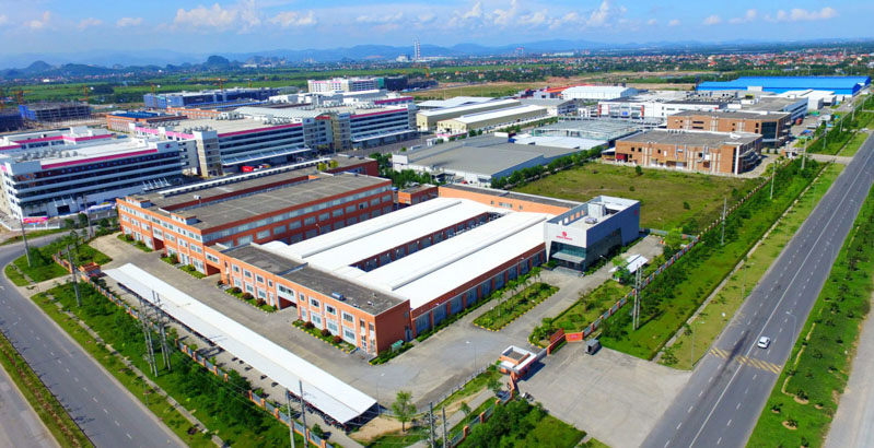 Sai Dong B工業団地では、商品の輸送に便利な道路システムが計画されています。