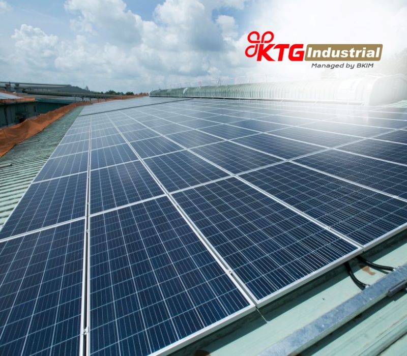 KTG Industrial's rooftop solar power system