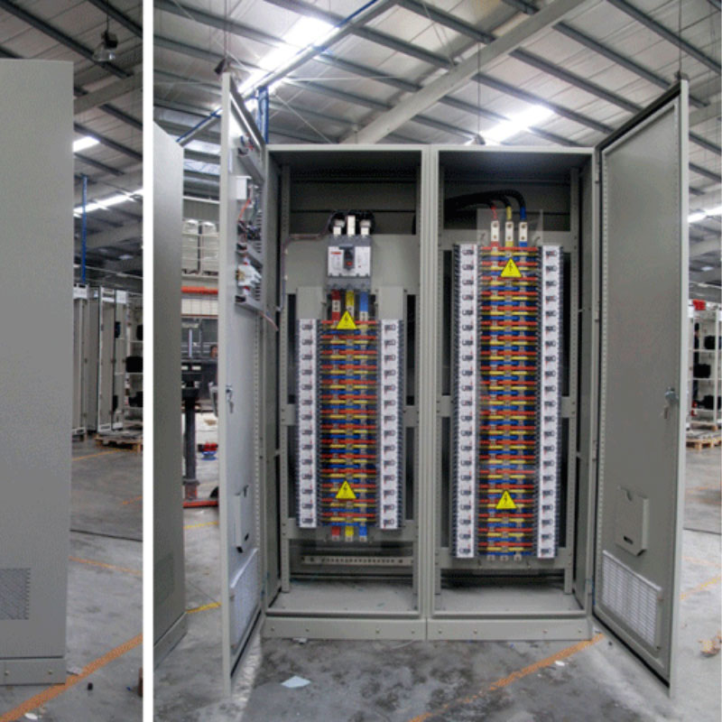 Electrical cabinets in the factory