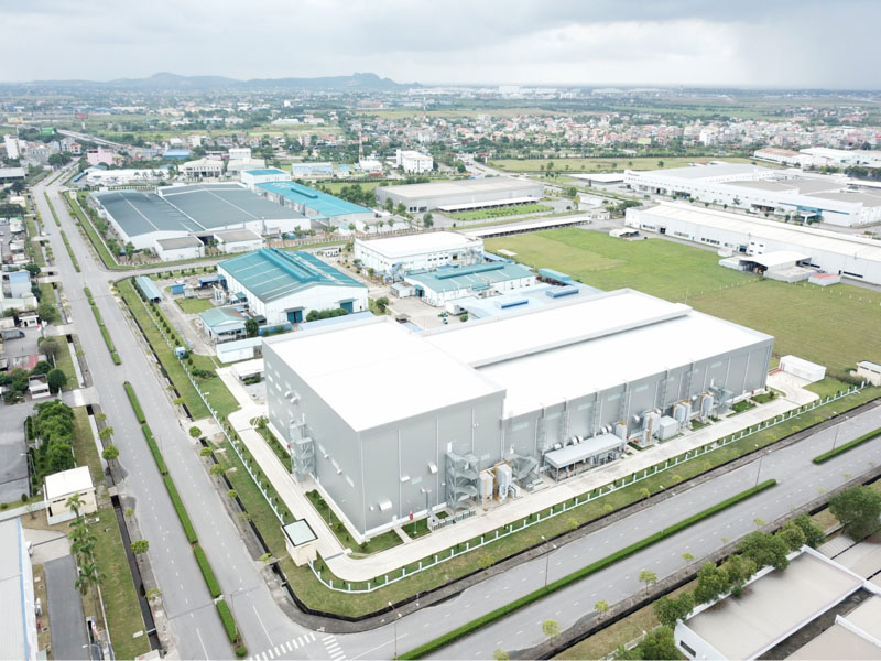 Factory in industrial park