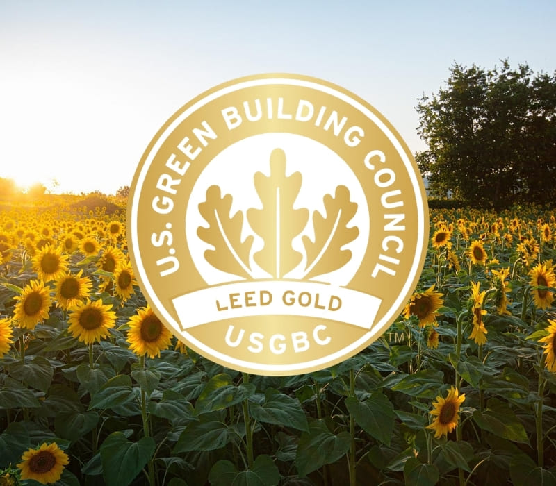 LEED Gold certificate
