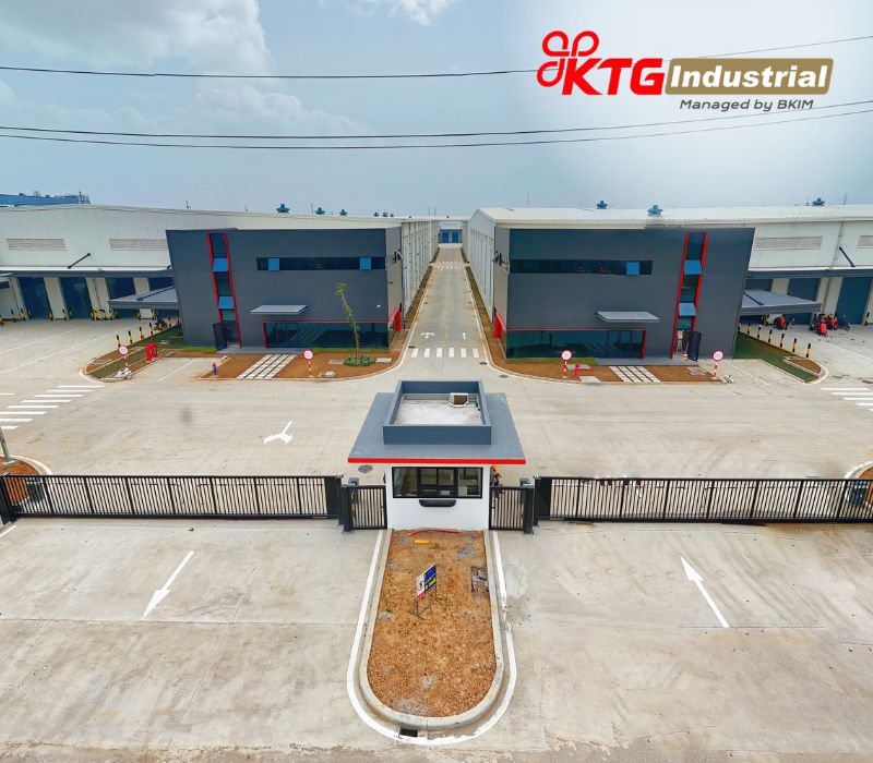 cổng vào dự án KTG Industrial VSIP Bắc Ninh II (Giai đoạn 1)
