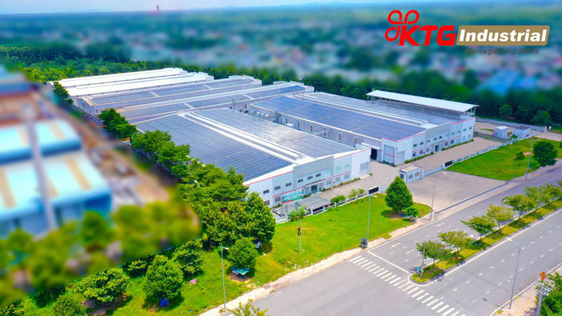 Phần mái của dự án KTG Industrial Nhơn Trạch 3