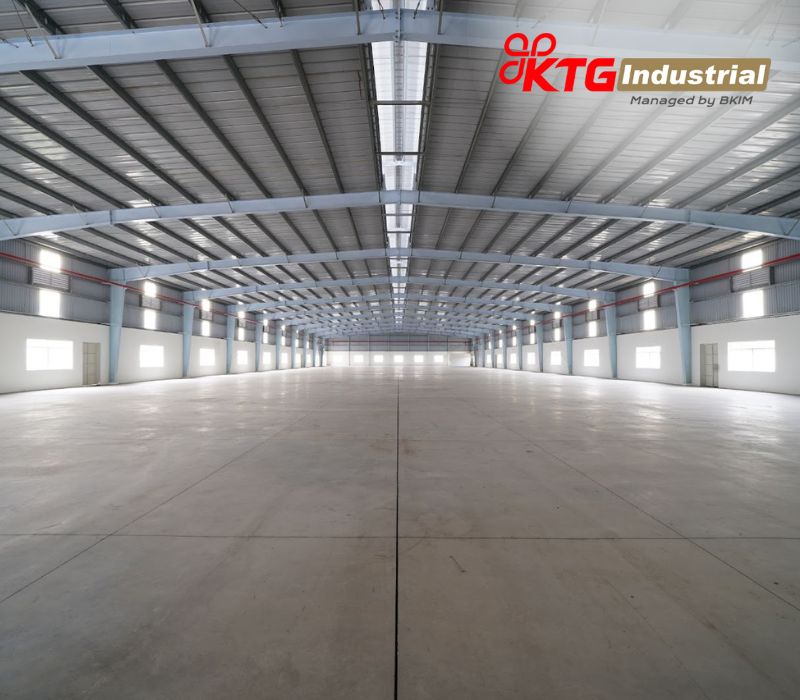 Bên trong nhà xưởng KTG Industrial An Phước