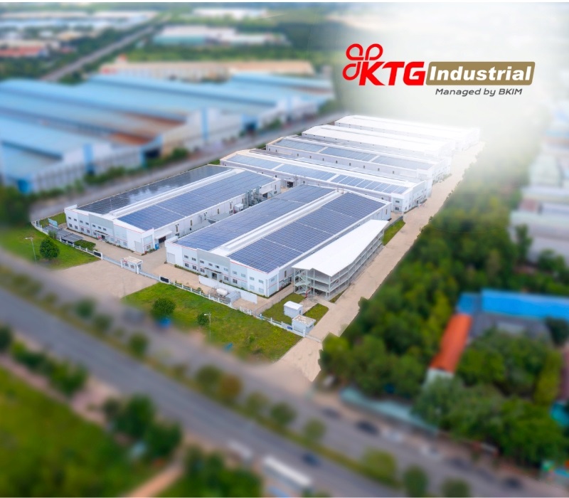 Hệ thống năng lượng điện mặt trời áp mái tại KTG Industrial Nhơn Trạch 3