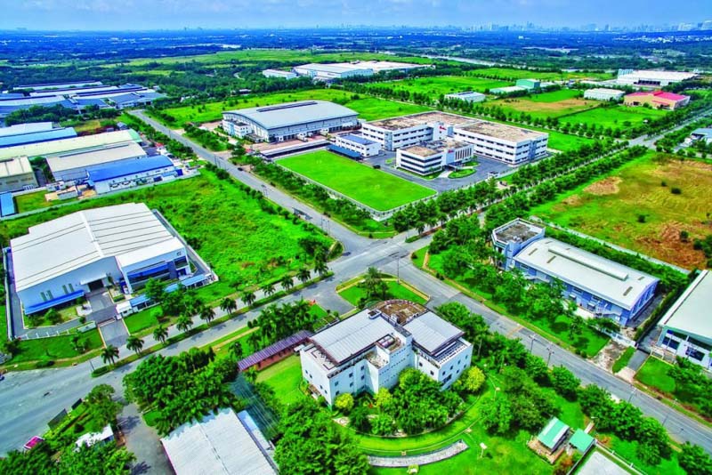 Khu Công Nghiệp Long Hậu với hạ tầng phát triển xanh, sạch, đẹp, thân thiện với môi trường.