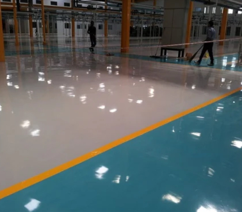Sàn phủ sơn Epoxy 
