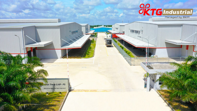 Cổng vào KTG Industrial Nhơn Trạch 2 - Giai đoạn 2.