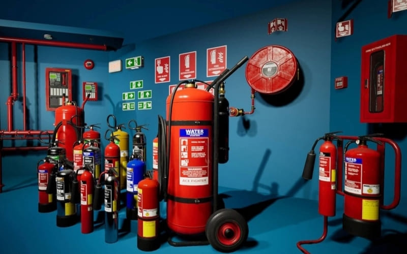 Fire safety in the factory