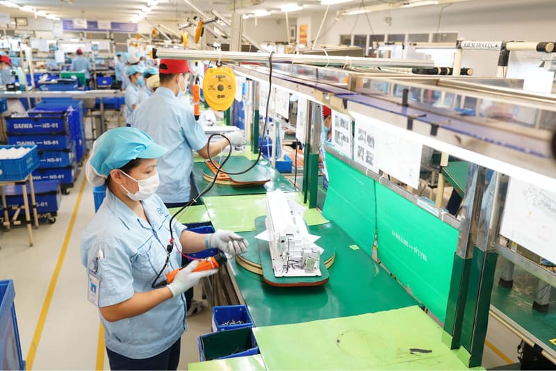 the manufacturing industry has also made important strides in vietnam