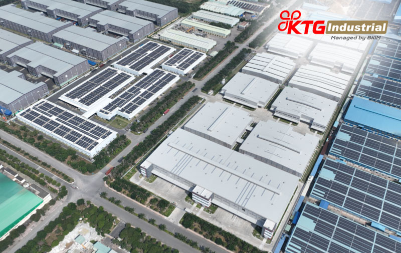 Panoramic view of KTG Industrial's factory